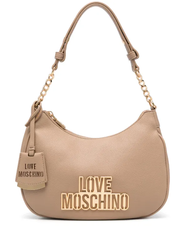 Love Moschino ロゴ ショルダーバッグ | ブラウン | FARFETCH JP