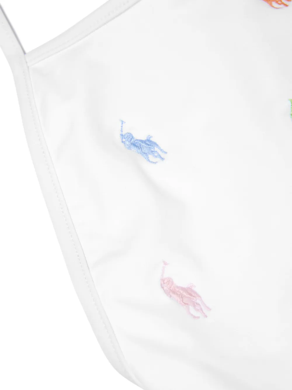 POLO RALPH LAUREN KIDS Badpak met logoprint Wit