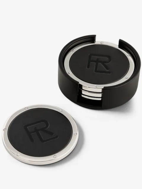 Ralph Lauren Home Stacked RL coaster set