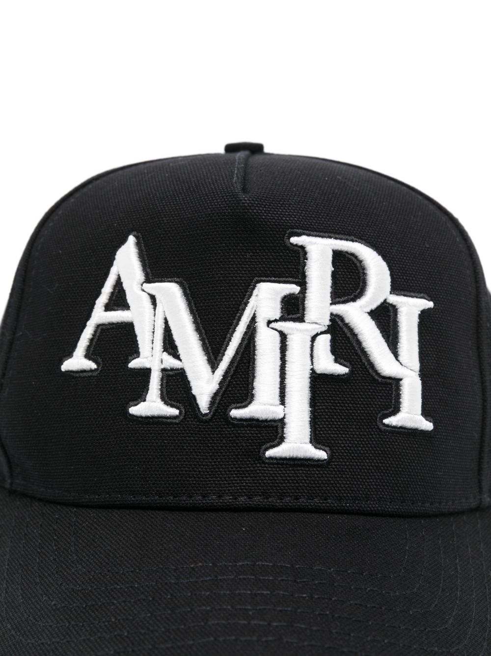 AMIRI Staggered-logo cap - Zwart