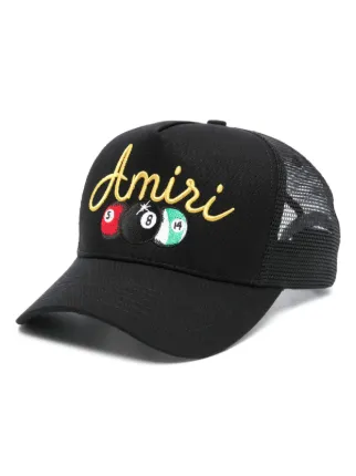 【国内即発】AMIRI Billiards Trucker Hat Billiards Trucker Hat - Black – Feature