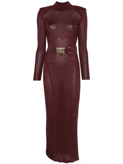 Elisabetta Franchi belted maxi dress