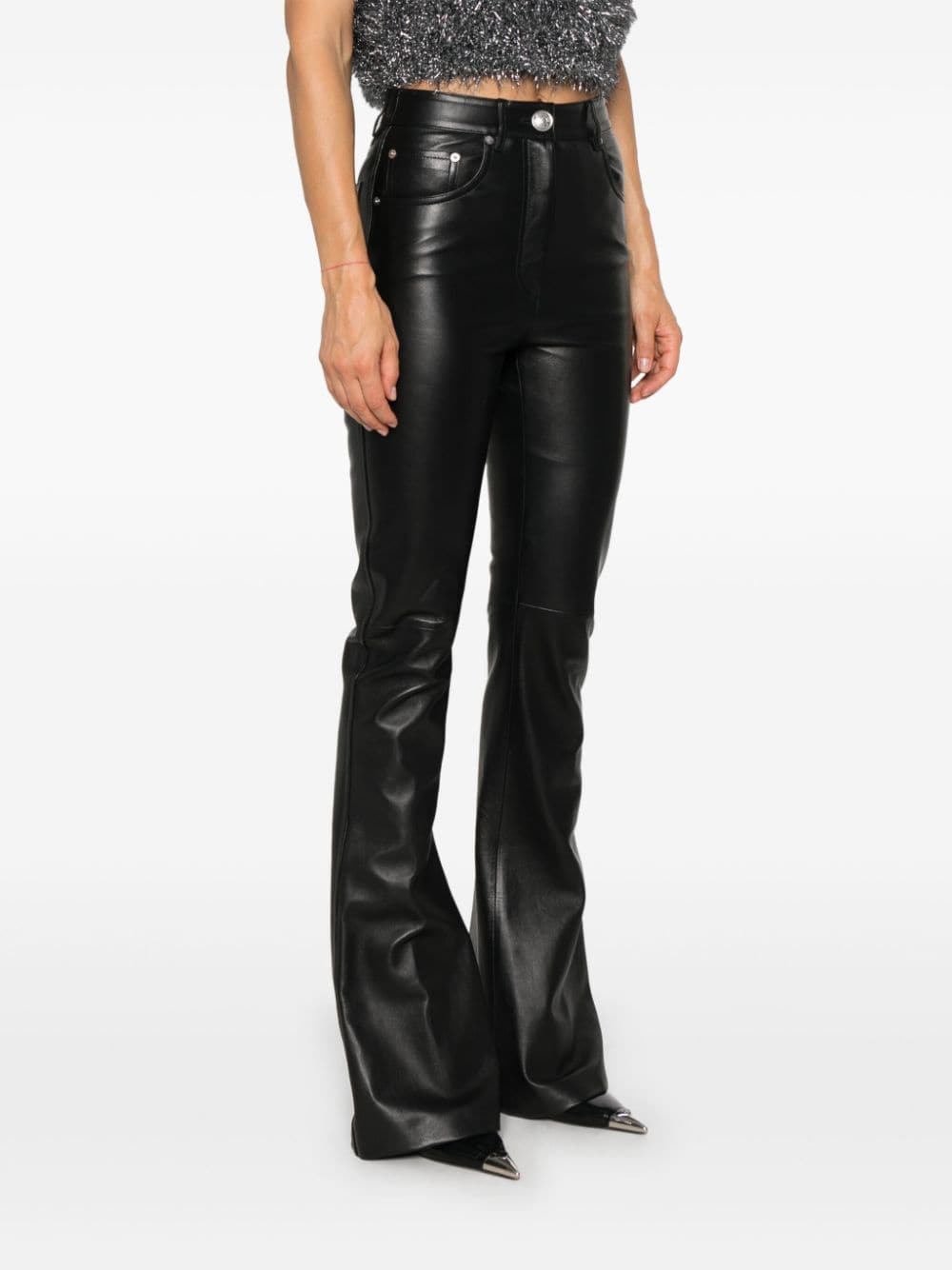 Shop Sportmax Canoa Trousers In Black