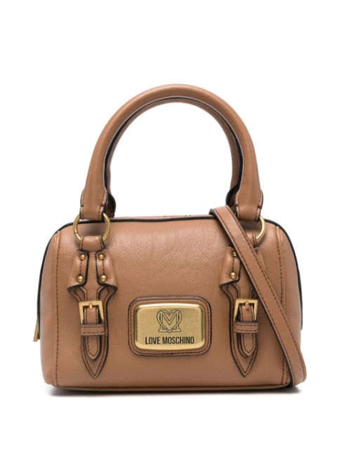 Love Moschino logo-plaque tote bag Women