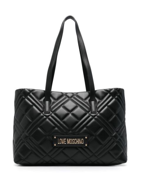 Love Moschino quilted tote bag Women