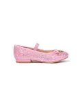 ANGEL'S FACE KIDS rhinestone-embellished ballerinas shoes - Pink