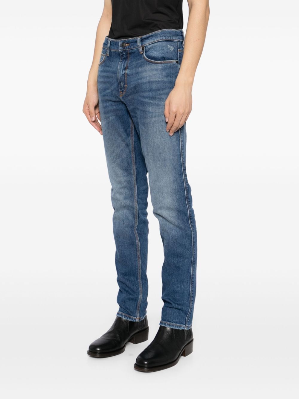 Shop Hugo Slim-fit Jeans In Blue