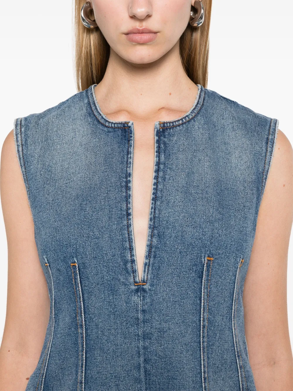 Cheap Stella McCartney denim mini dress Women