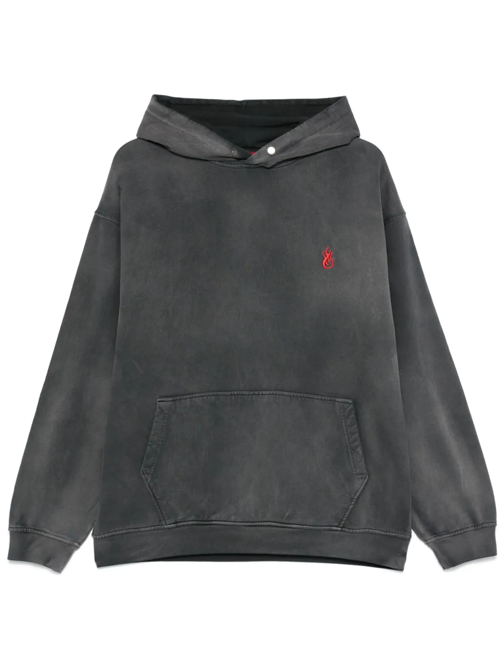 Vision Of Super Hoodie met borduurwerk Grijs