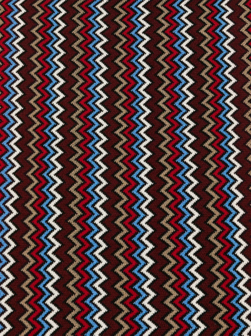 Missoni Sjaal met zigzag patroon - Blauw