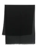 Emporio Armani tassel scarf - Black