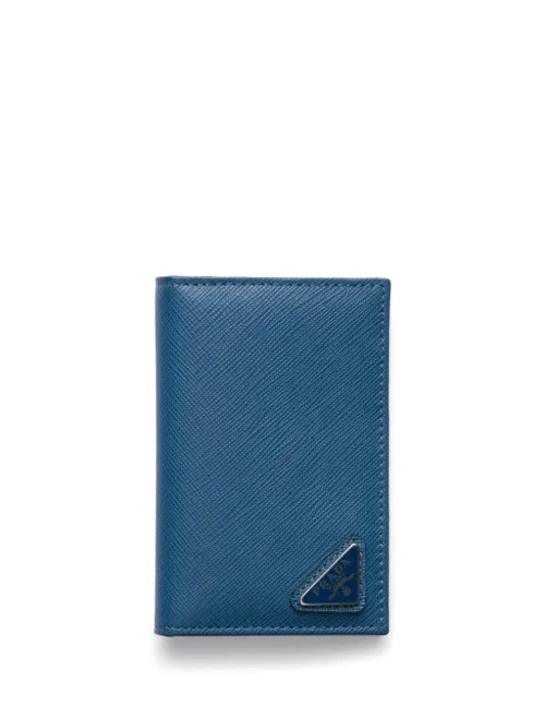Porte-cartes en cuir Saffiano - Prada - Modalova