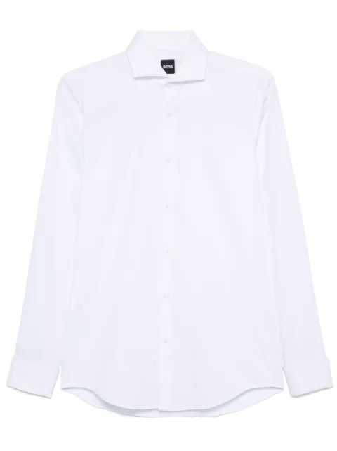 BOSS chemise à fines rayures