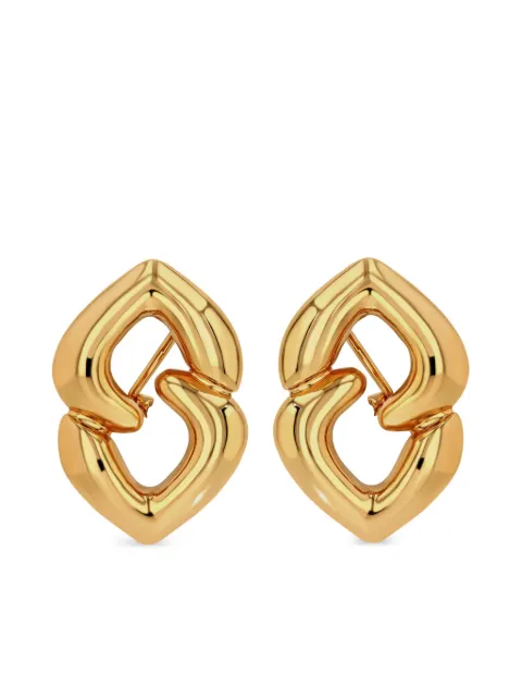 ANINE BING Abstract Heart earrings
