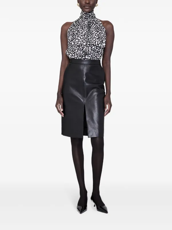 ANINE BING Blouse Brooke Noir FARFETCH FR