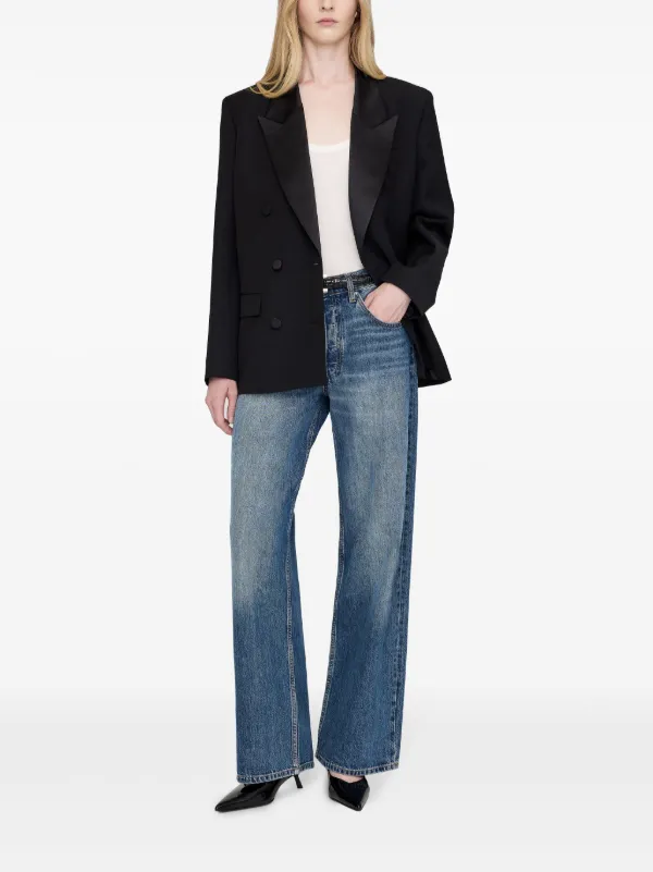 スーツ ANINE BING Women Suit Jackets A 01 10294 BLK26 BLACK ANINE BING Ross Blazer - Black