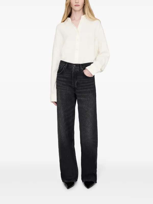 デニム・ジーパン ANINE BING Woman Jeans Grey A0610593 WHG21 ANINE BING Kate Jeans | Grey | FARFETCH