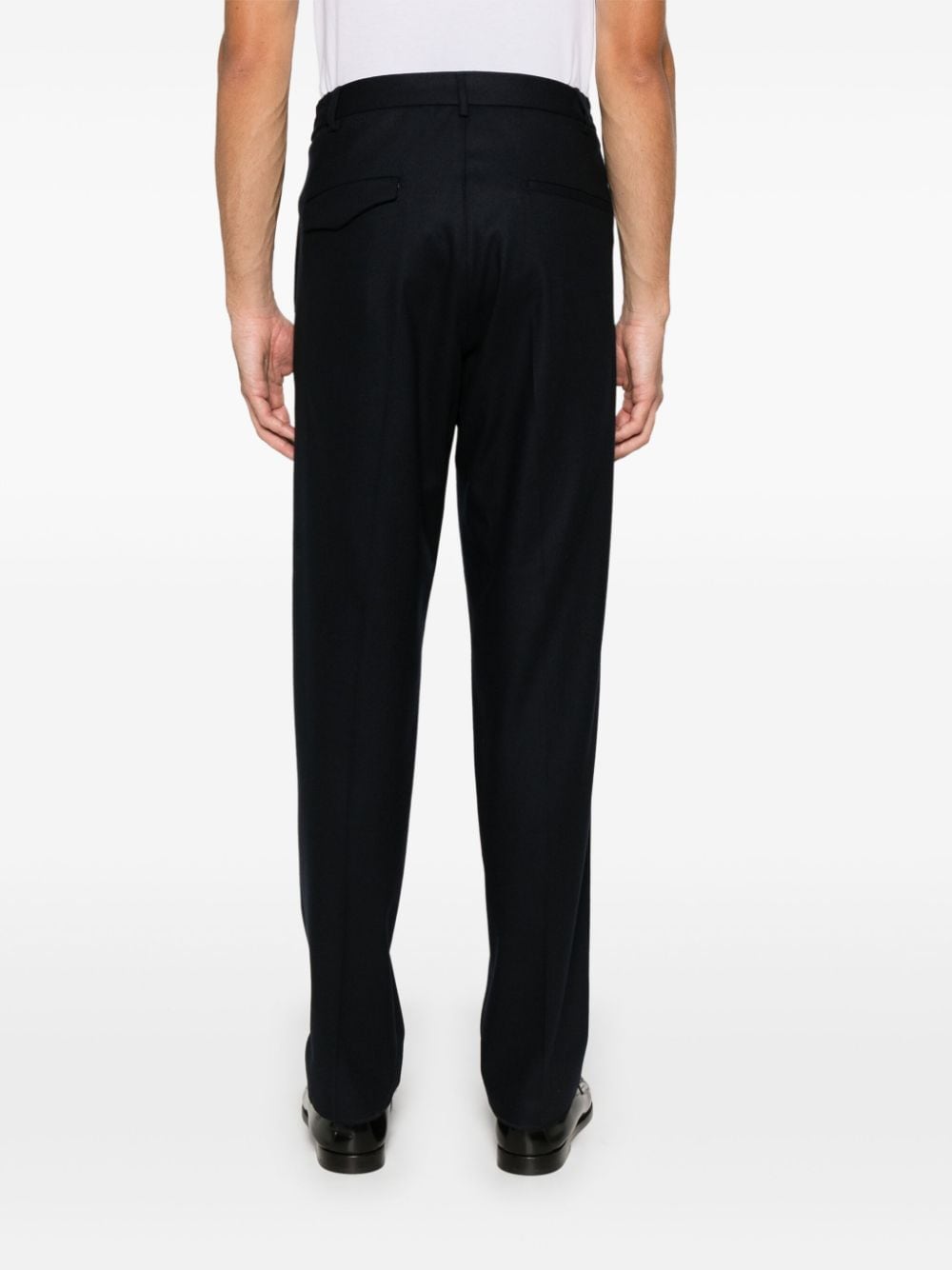 Shop Tagliatore Garcon Trousers In Blue