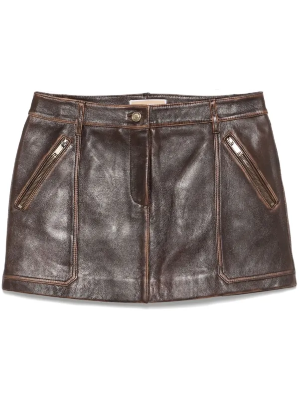 Michael kors skirts brown online