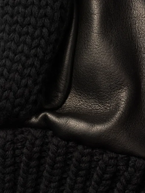 Prada triangle-logo gloves 1GG1892DZL - 1
