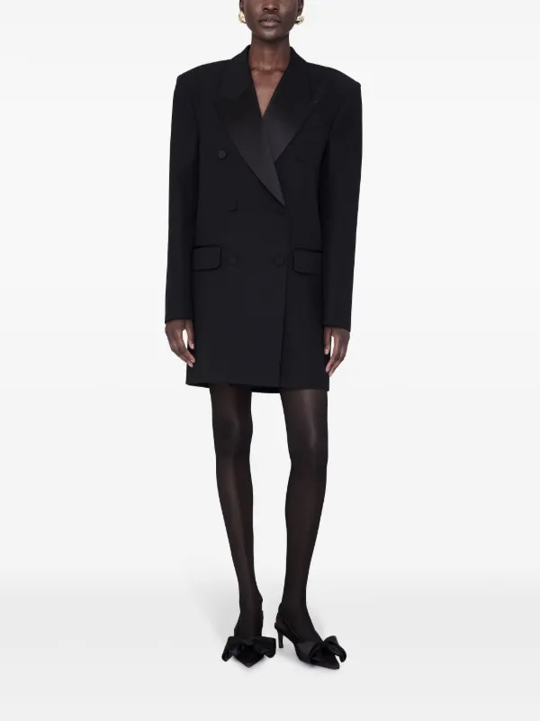 ANINE BING Ross Dress | Black | FARFETCH GE