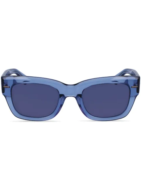 Calvin Klein lentes de sol con armazón rectangular
