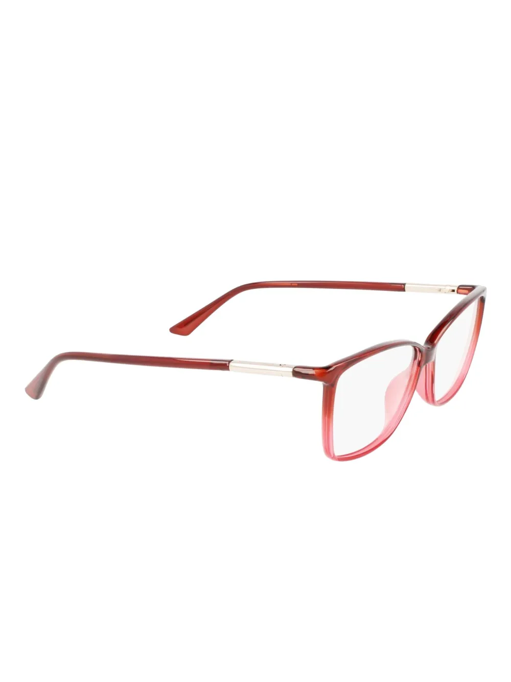 Calvin Klein Bril met rechthoekig montuur Rood