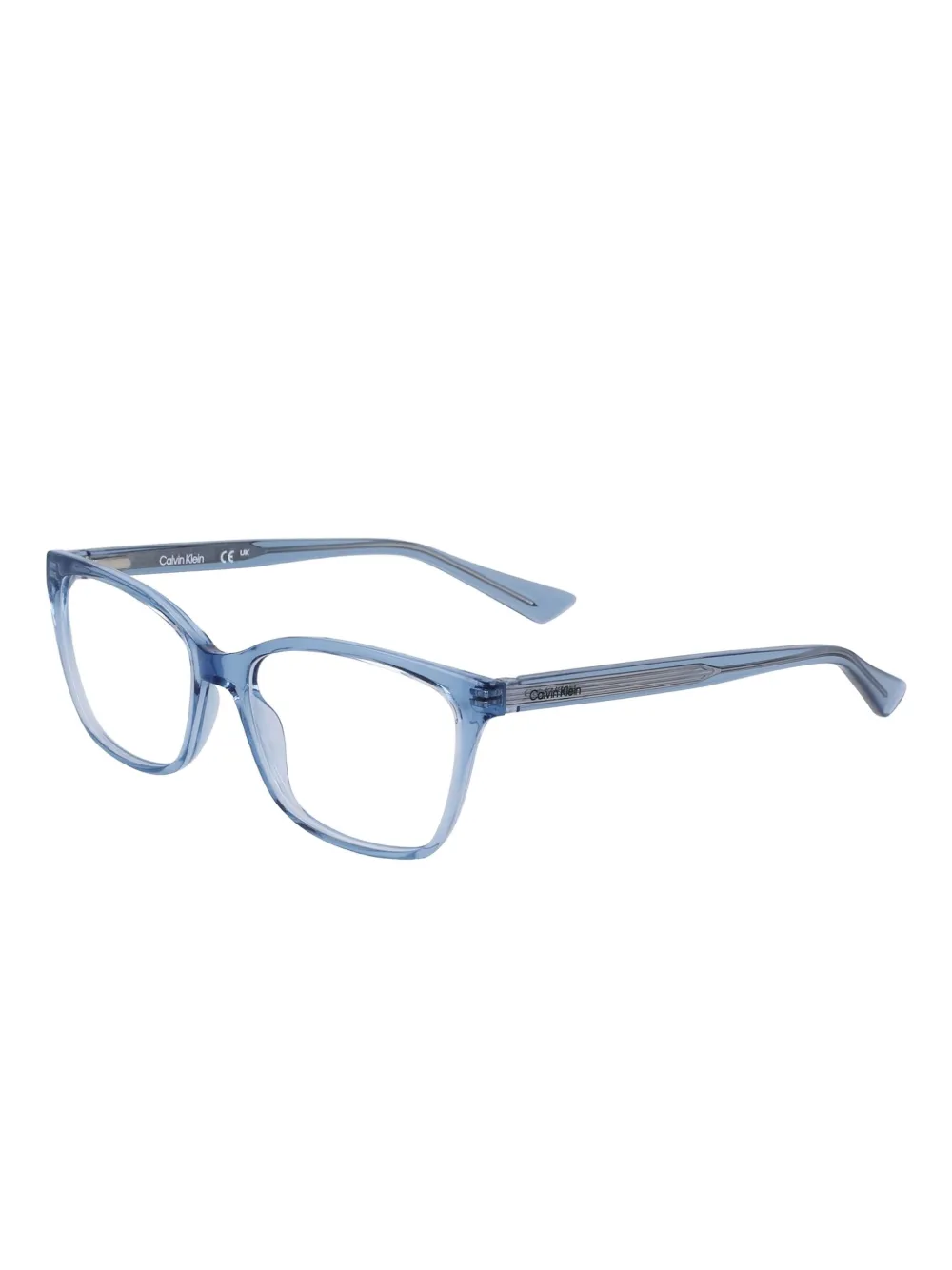 Calvin Klein Bril met rechthoekig montuur Blauw