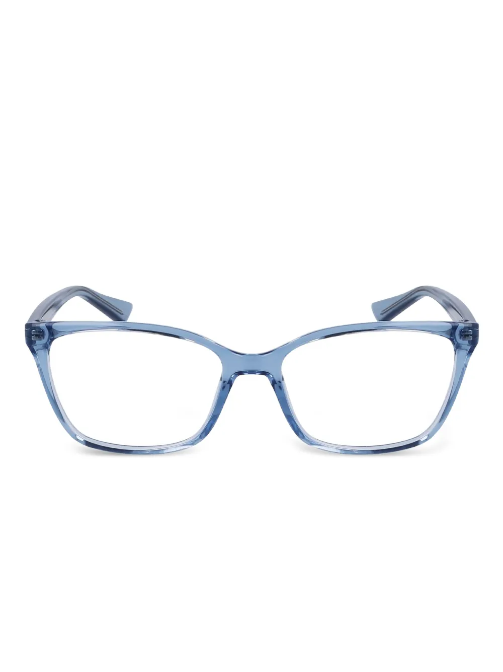 Calvin Klein rectangle-frame glasses | Blue | Image 1