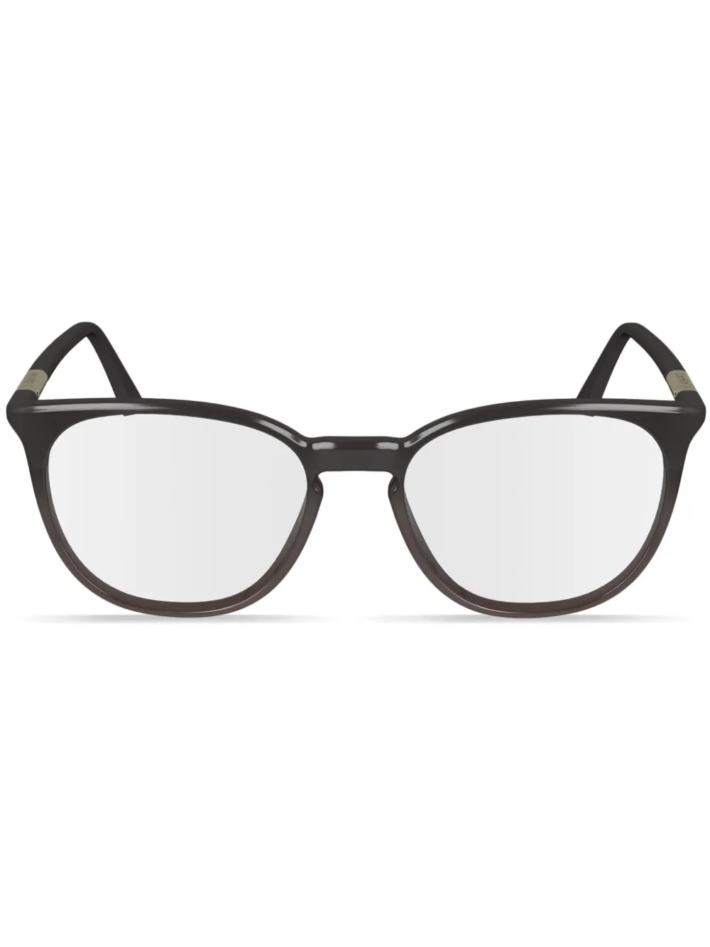Calvin Klein oval-frame glasses | Brown | Image 1