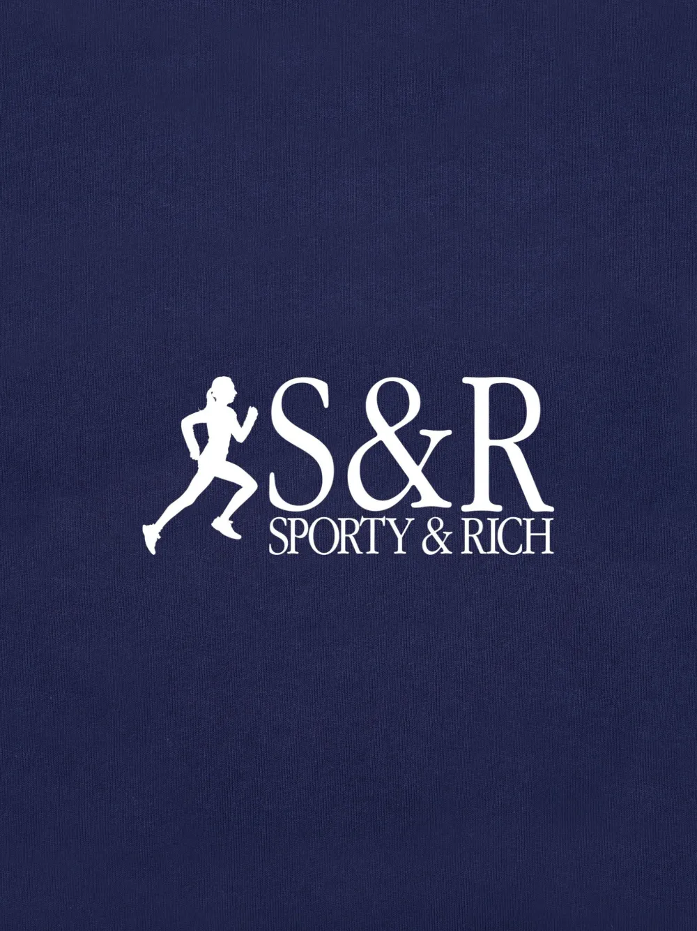 Sporty & Rich Jack met logoprint Blauw