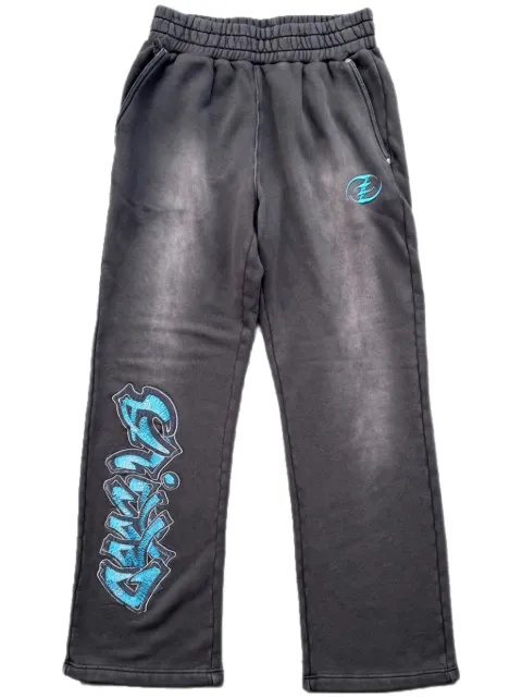 CEEC Embroidery Graffiti track pants