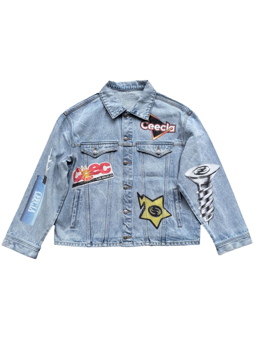 Collage Digital denim jacket