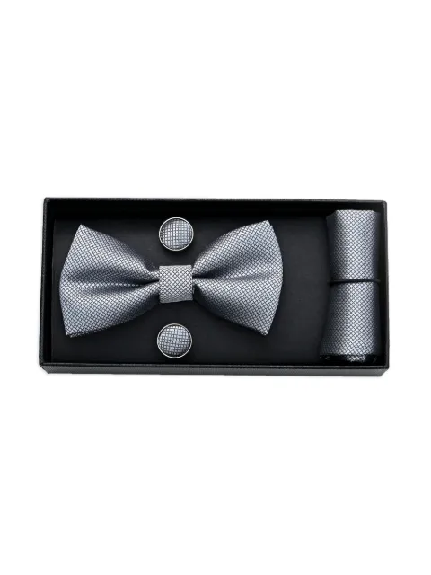 Moustache set de corbata de moño entretejido