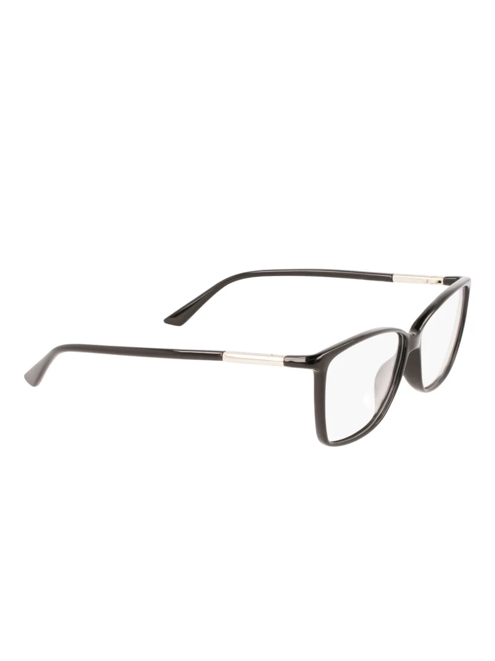 Calvin Klein Rechthoekig montuur van acetaat Zwart