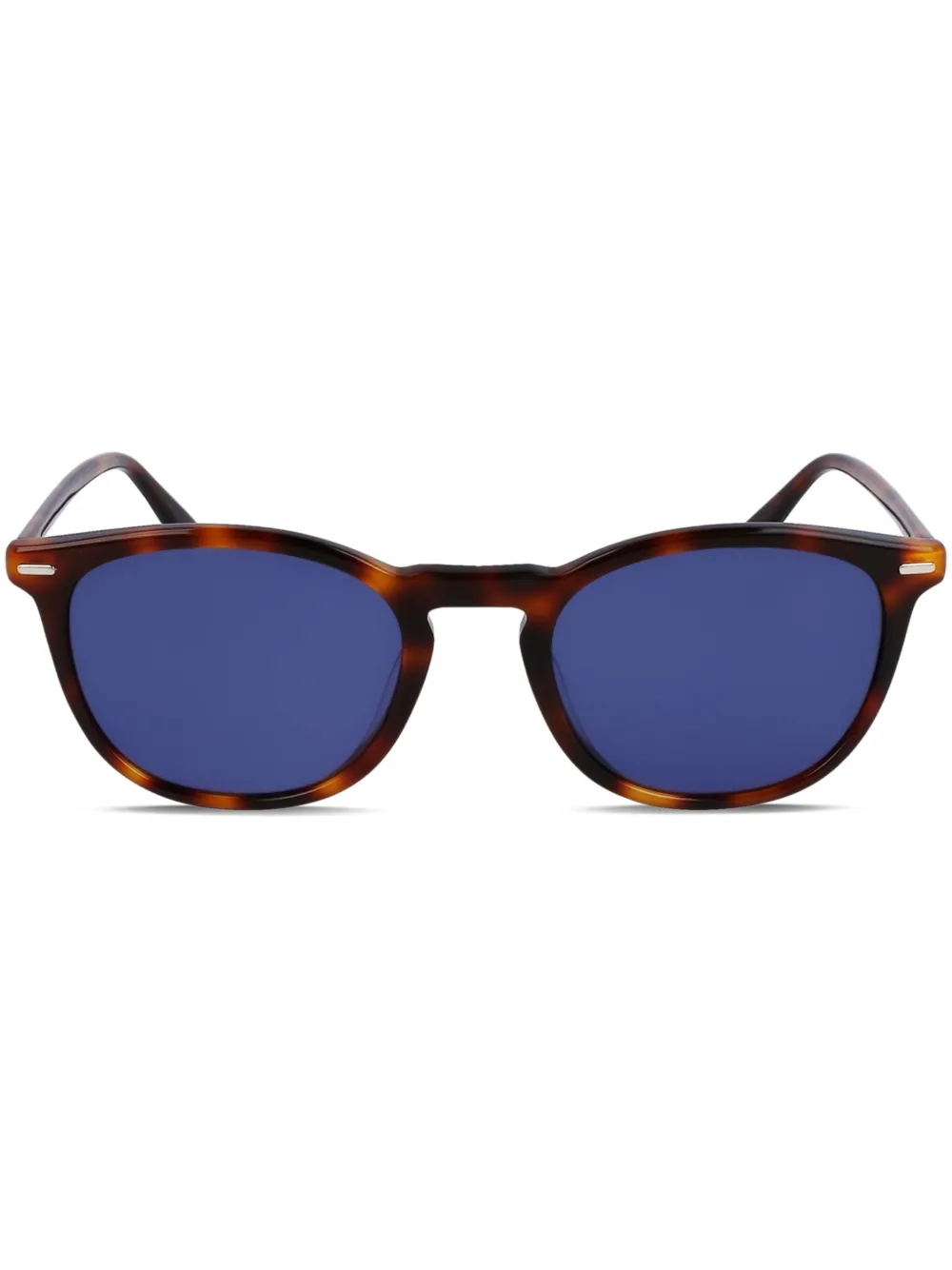Calvin Klein oval-frame sunglasses | Brown | Image 1