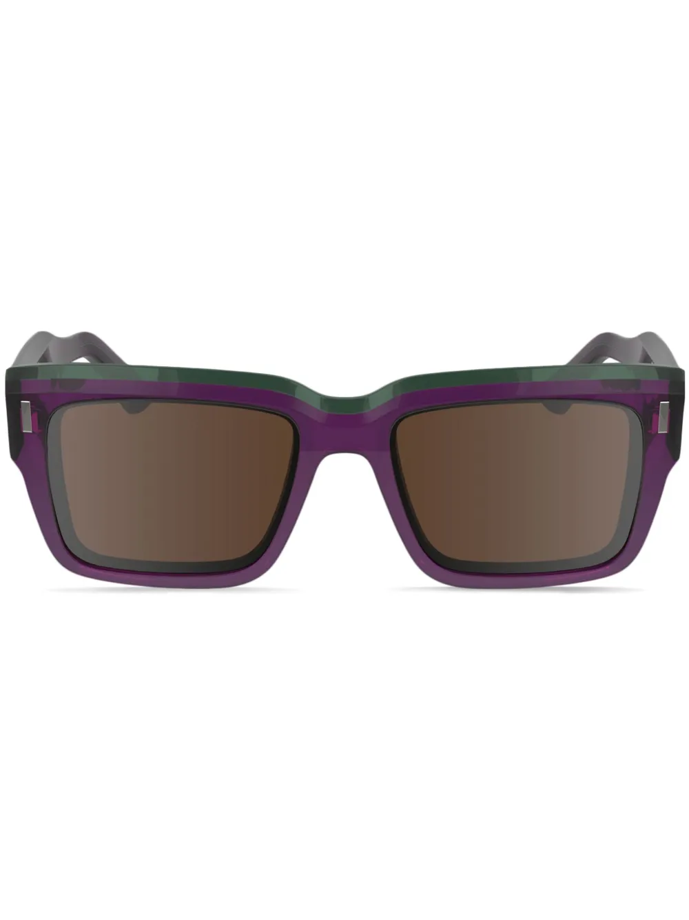 Calvin Klein square-frame sunglasses | Purple | Image 1