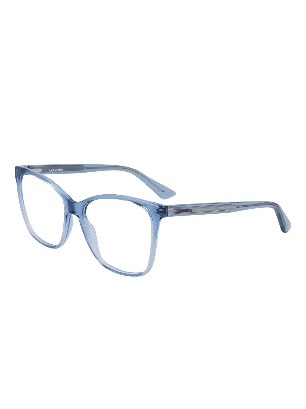 Calvin Klein Bril met cat-eye montuur Blauw