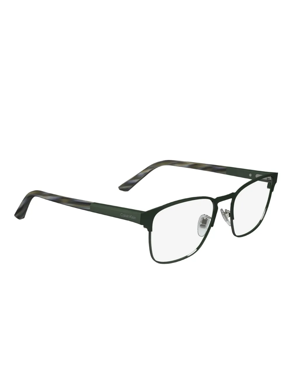 Calvin Klein Bril met rechthoekig montuur Groen