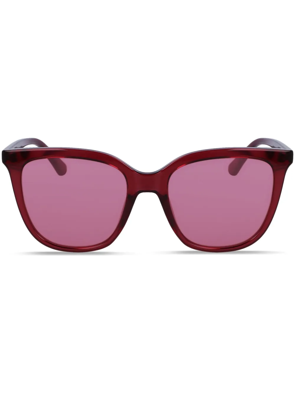 Calvin Klein Sonnenbrille mit eckigem Gestell - Violett