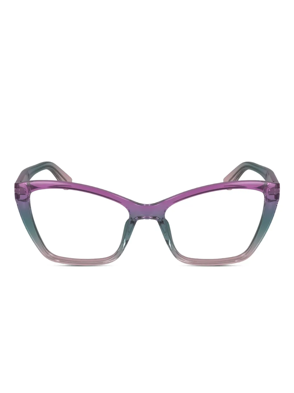 Calvin Klein cat eye-frame glasses | Purple | Image 1