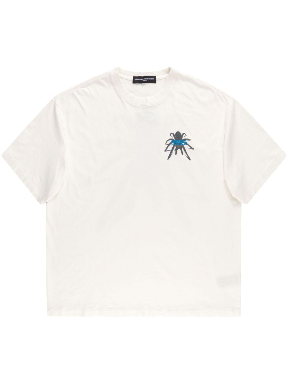 Spider-print T-shirt