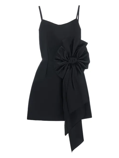 Tulleen bow-detailing dress