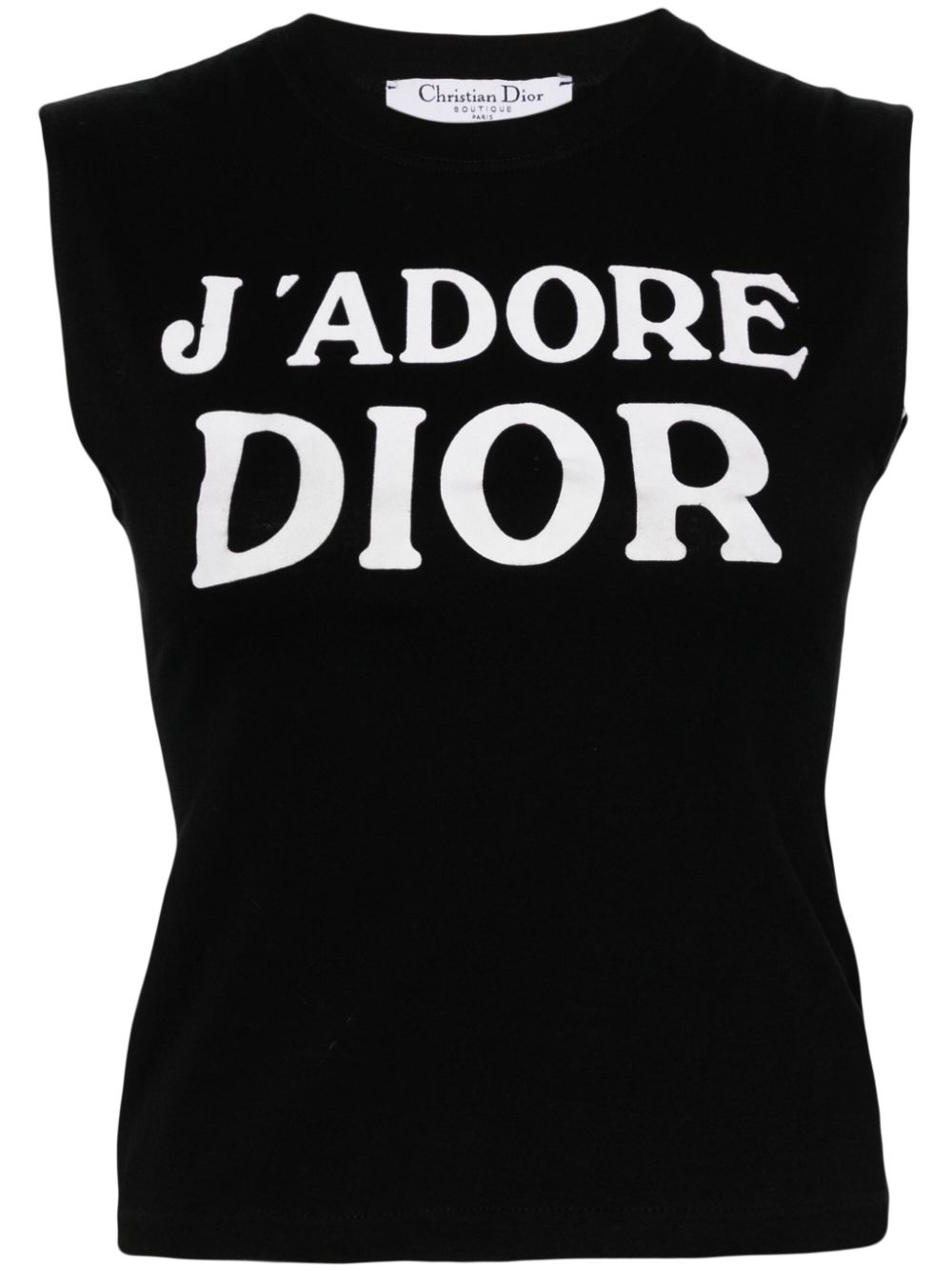 Christian Dior 2001 logo print tank top Women