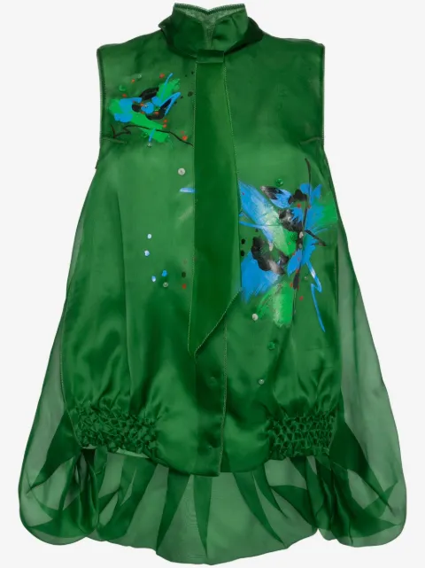 SHIATZY CHEN floral print vest