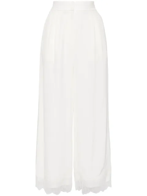 SHIATZY CHEN lace embroidery straight trousers