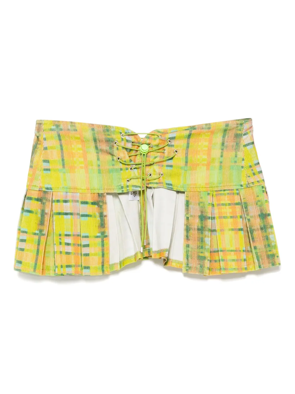 plaid corduroy bungee belt