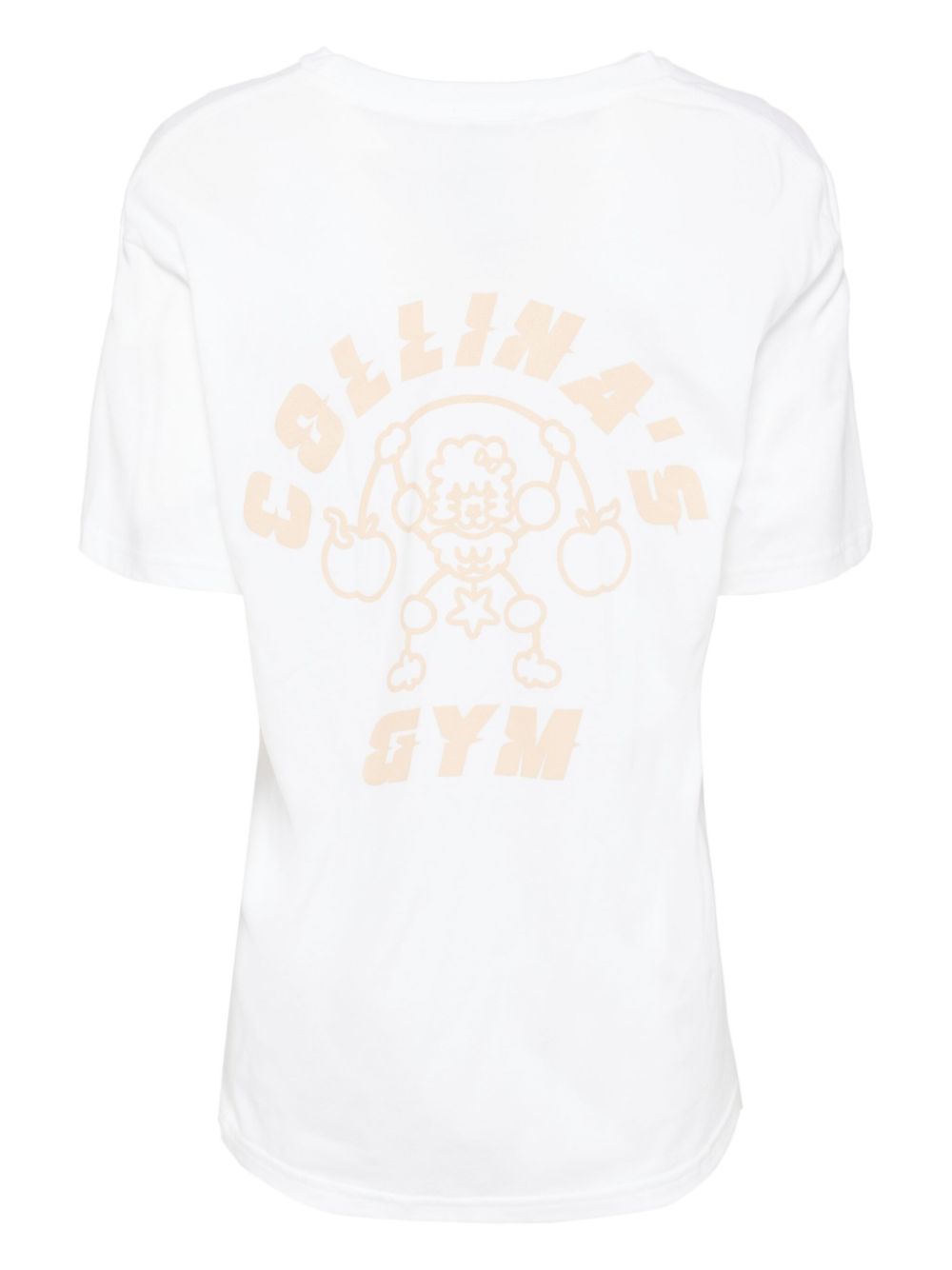 Shop Collina Strada Gym-graphic T-shirt In White