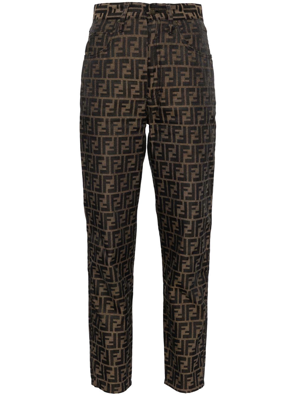 Fendi Pre-Owned 1990-2000s Zucca pants - Brown