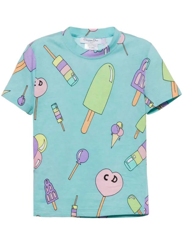 Christian Dior Pre-Owned 2002 Graphic Print short-sleeves T-shirt